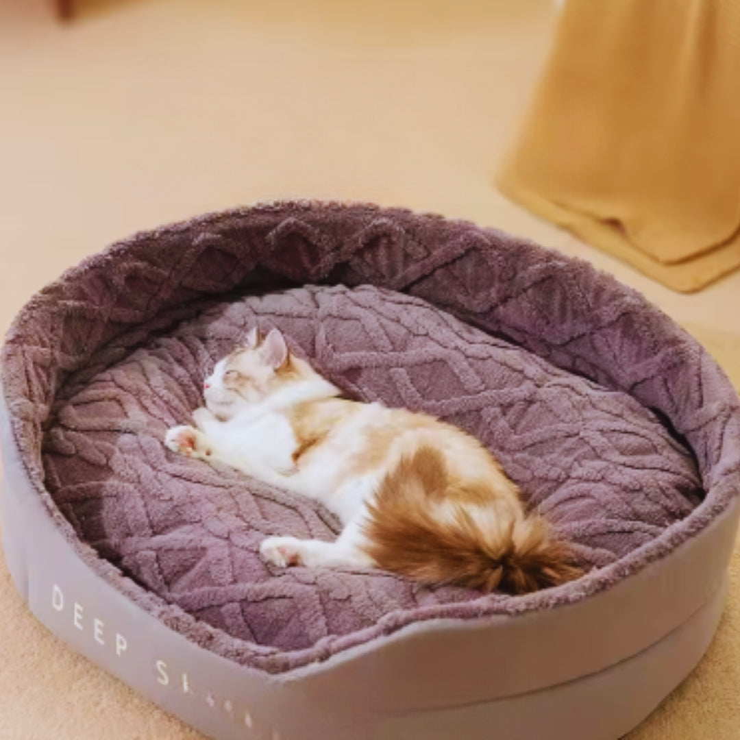 Kuscheliges Haustierbett – weiches Bett für Katzen & Hunde