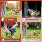 Anti-Wickel Doppel Hundeleine – verstellbar für zwei Hunde