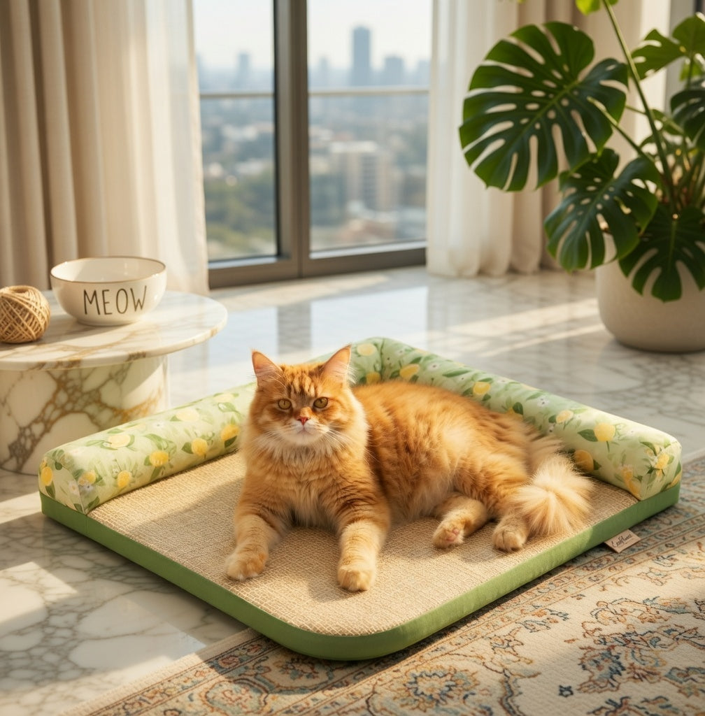 Kühlmatte Katze – selbstkühlend & waschbar für Katzen & Hunde