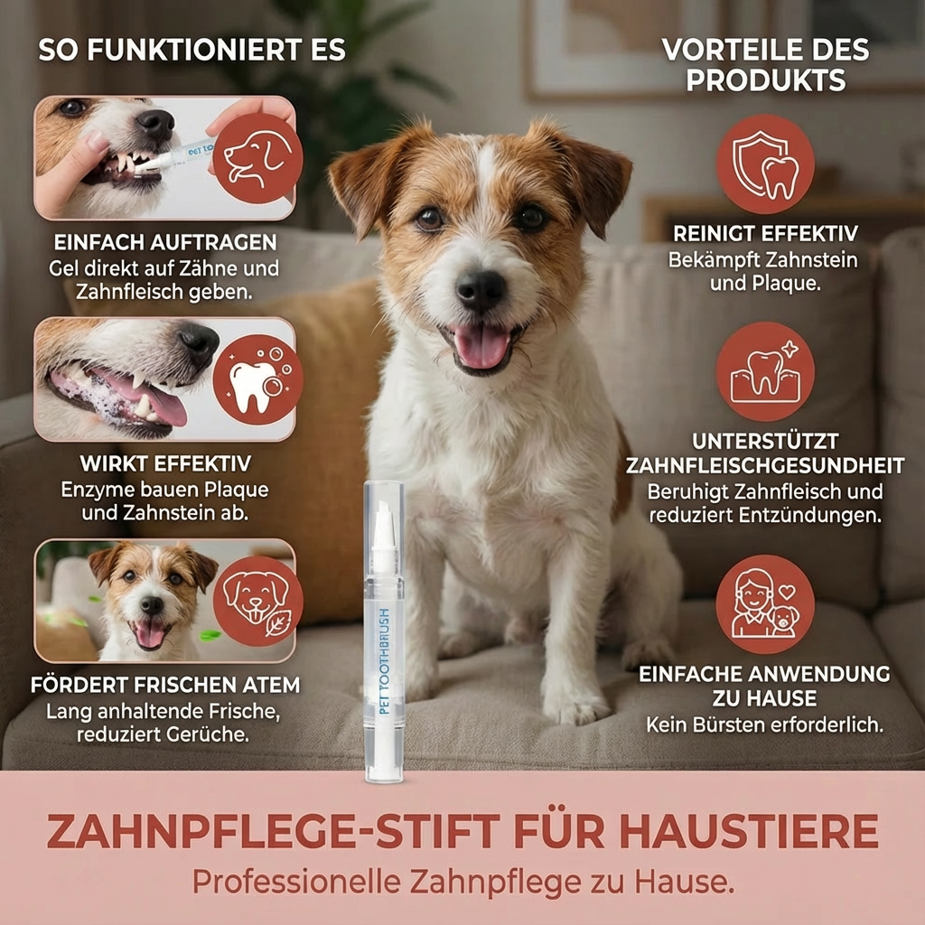 Zahnpflege-Stift für Haustiere – für Hunde & Katzen
