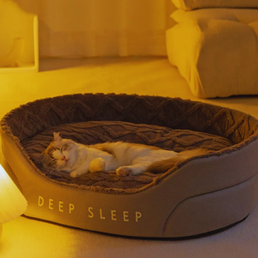 Kuscheliges Haustierbett – weiches Bett für Katzen & Hunde