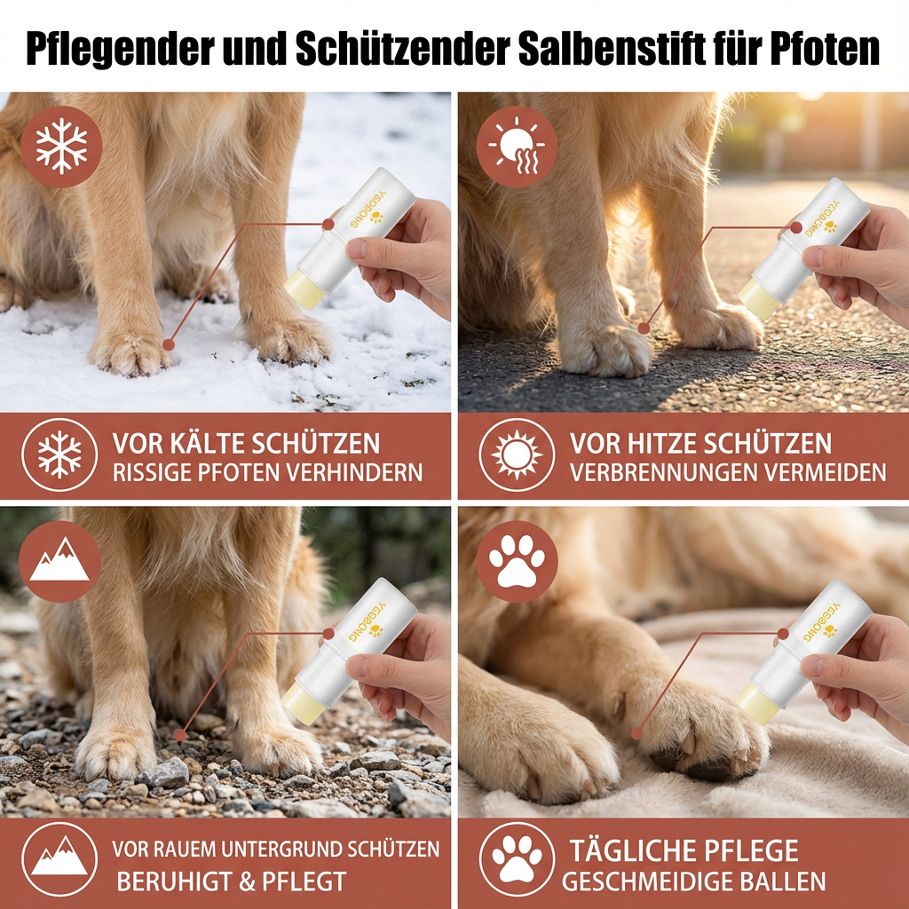 Pfoten- & Nasenpflege Stift für Hunde & Katzen