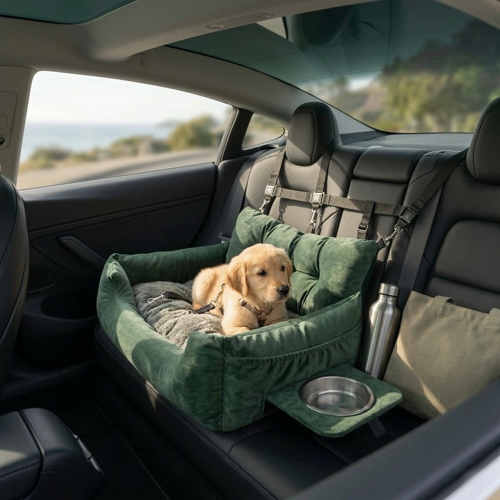 Hundetragetasche fürs Auto – faltbar für Hunde & Katzen