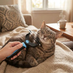 Fellpflegebürste für Hunde & Katzen – weniger lose Haare