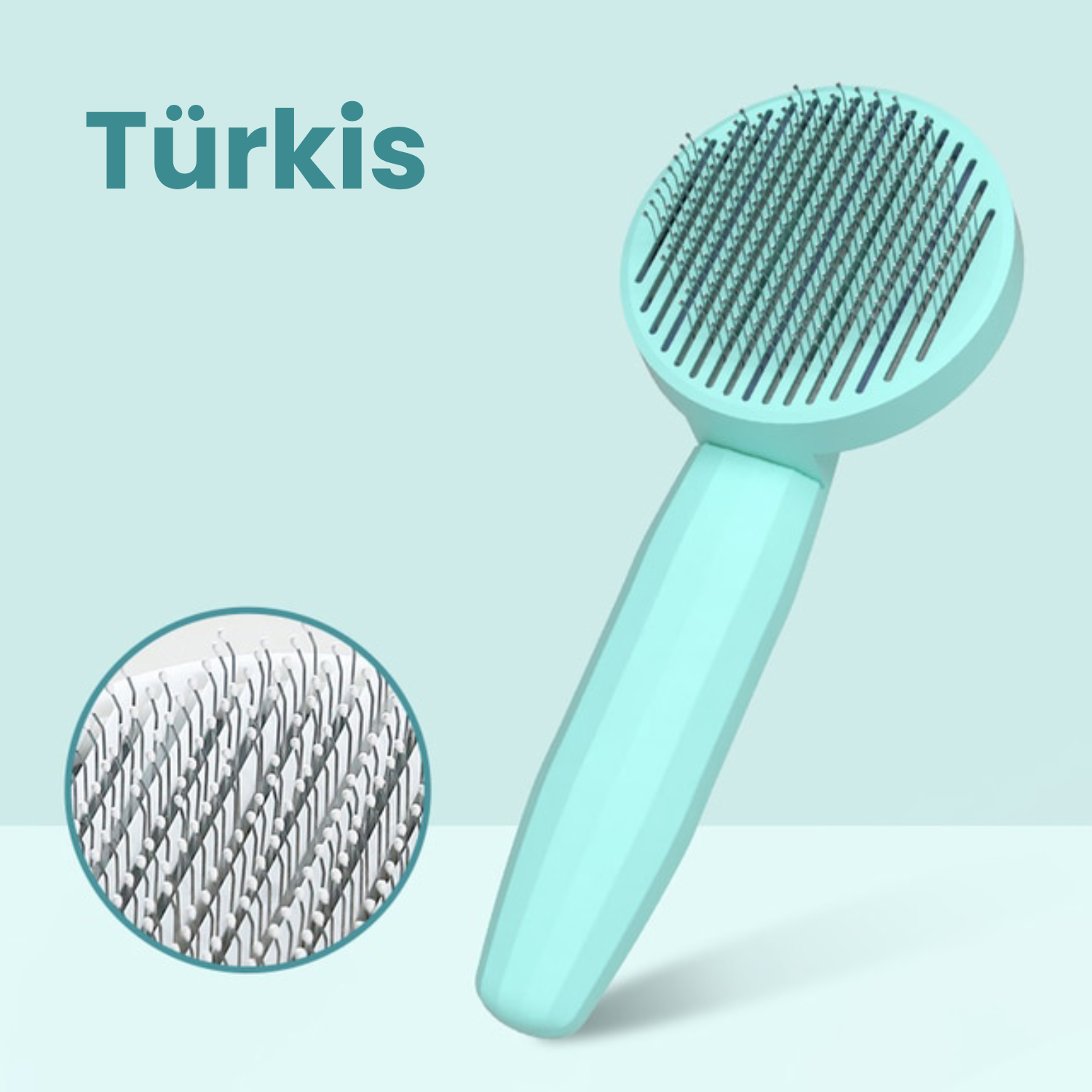 Fellpflegebürste für Hunde & Katzen – selbstreinigend