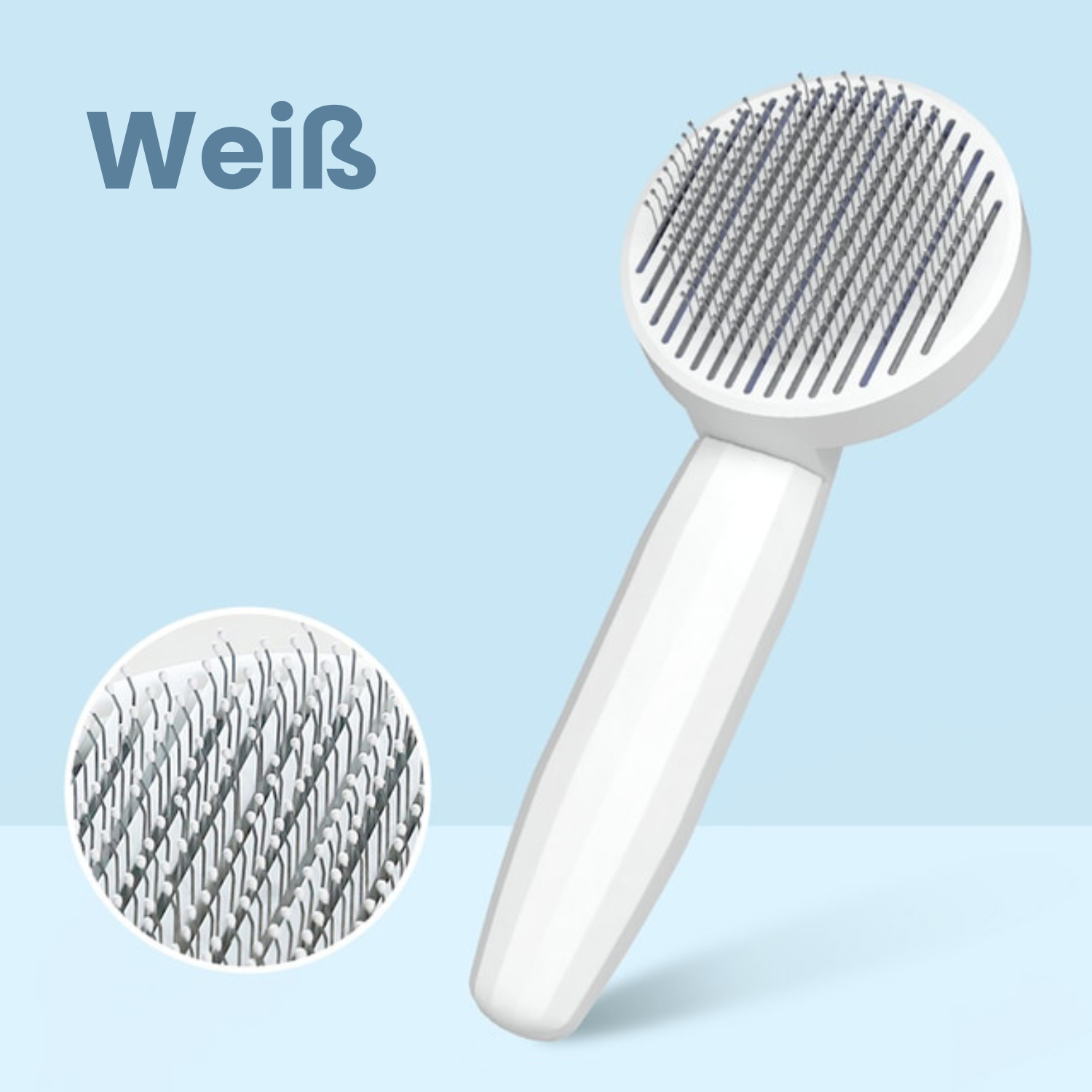 Fellpflegebürste für Hunde & Katzen – selbstreinigend