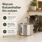 Katzen Trinkbrunnen – Frisches Wasser automatisch