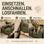 Autositz für Hunde – sicherer Platz für Autofahrten