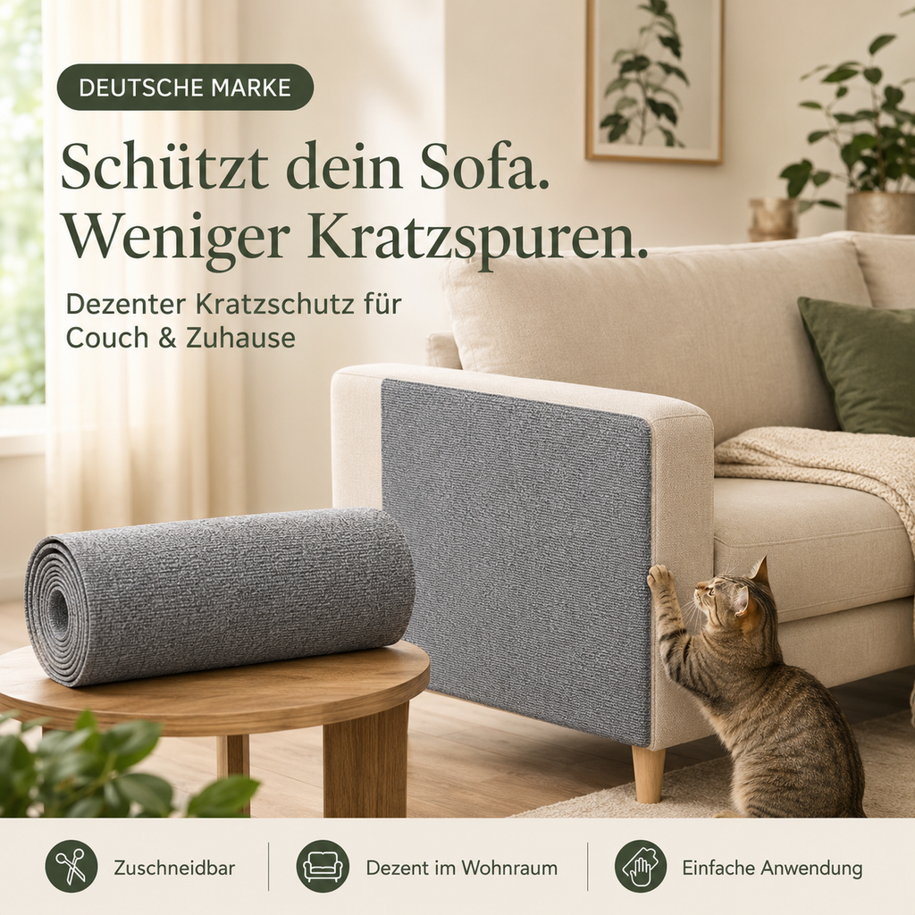 Katzen Kratzschutz für Sofa & Möbel – Zuschneidbar