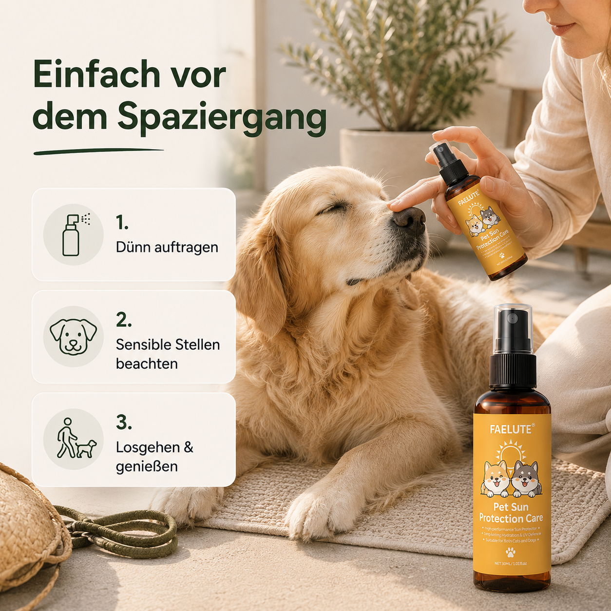 Sonnencreme für Hunde – Schutz für Nase, Ohren & Haut
