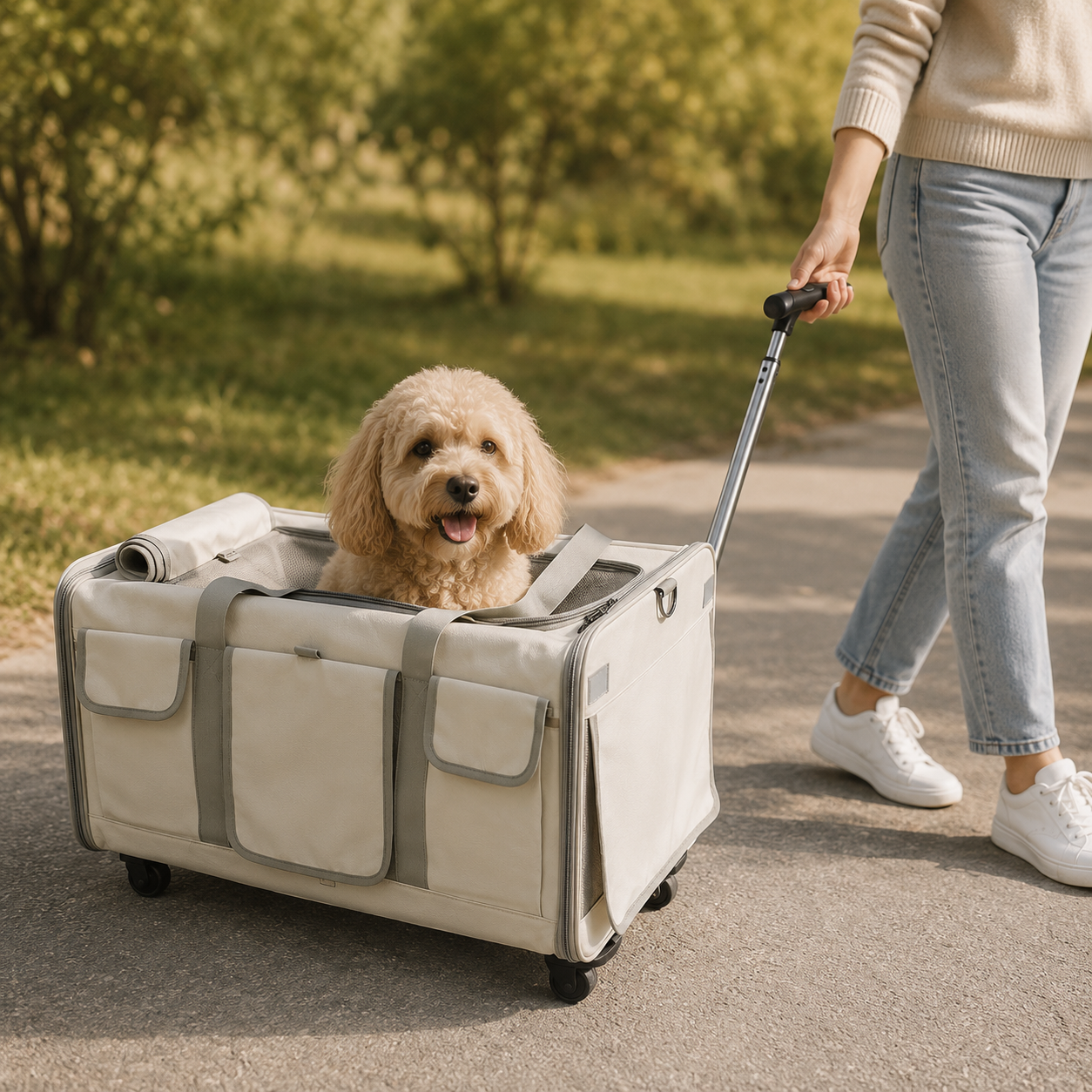 Hundebuggy für kleine Hunde – Komfortabler Haustierwagen