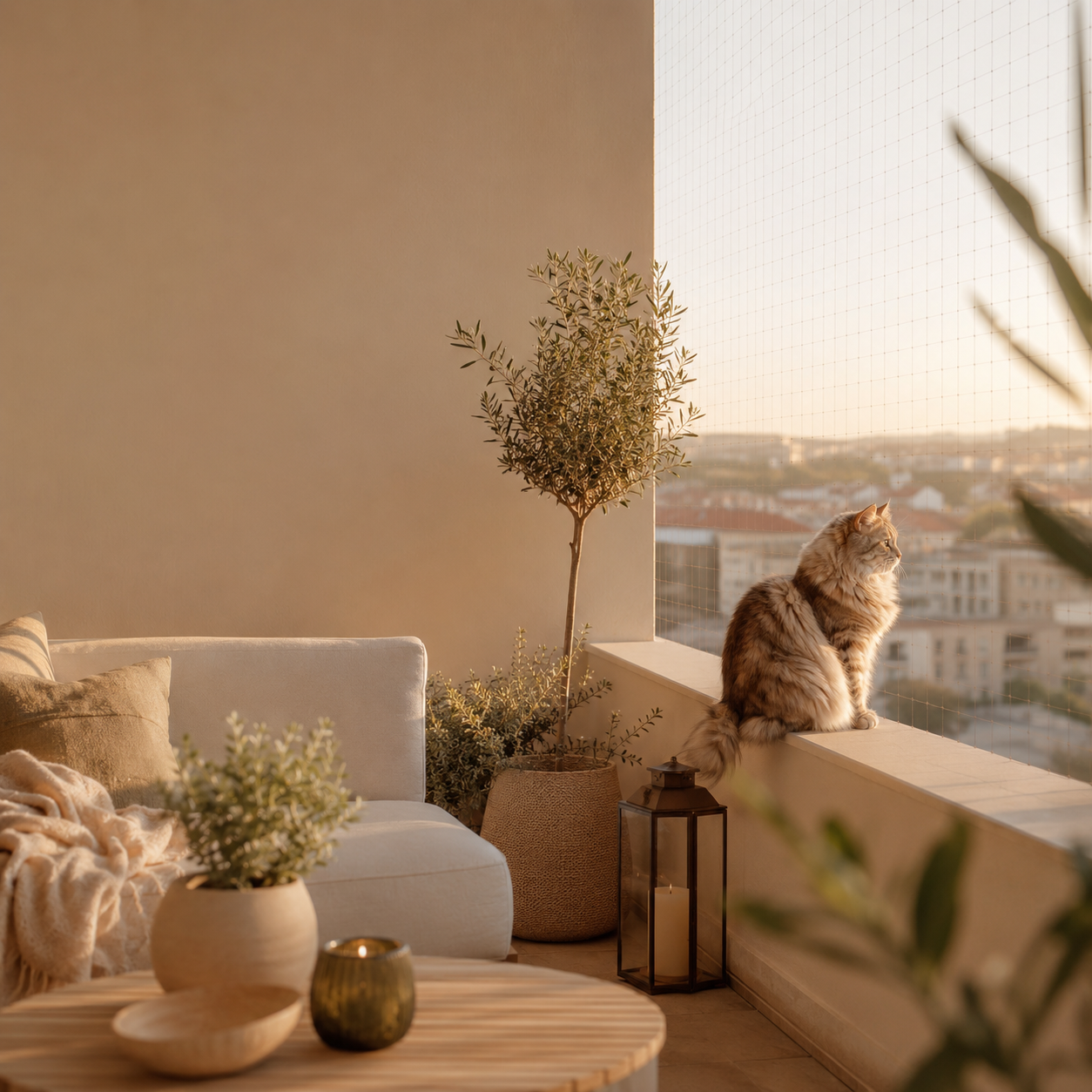 Katzennetz für Balkon & Fenster – sicherer Freigang zuhause