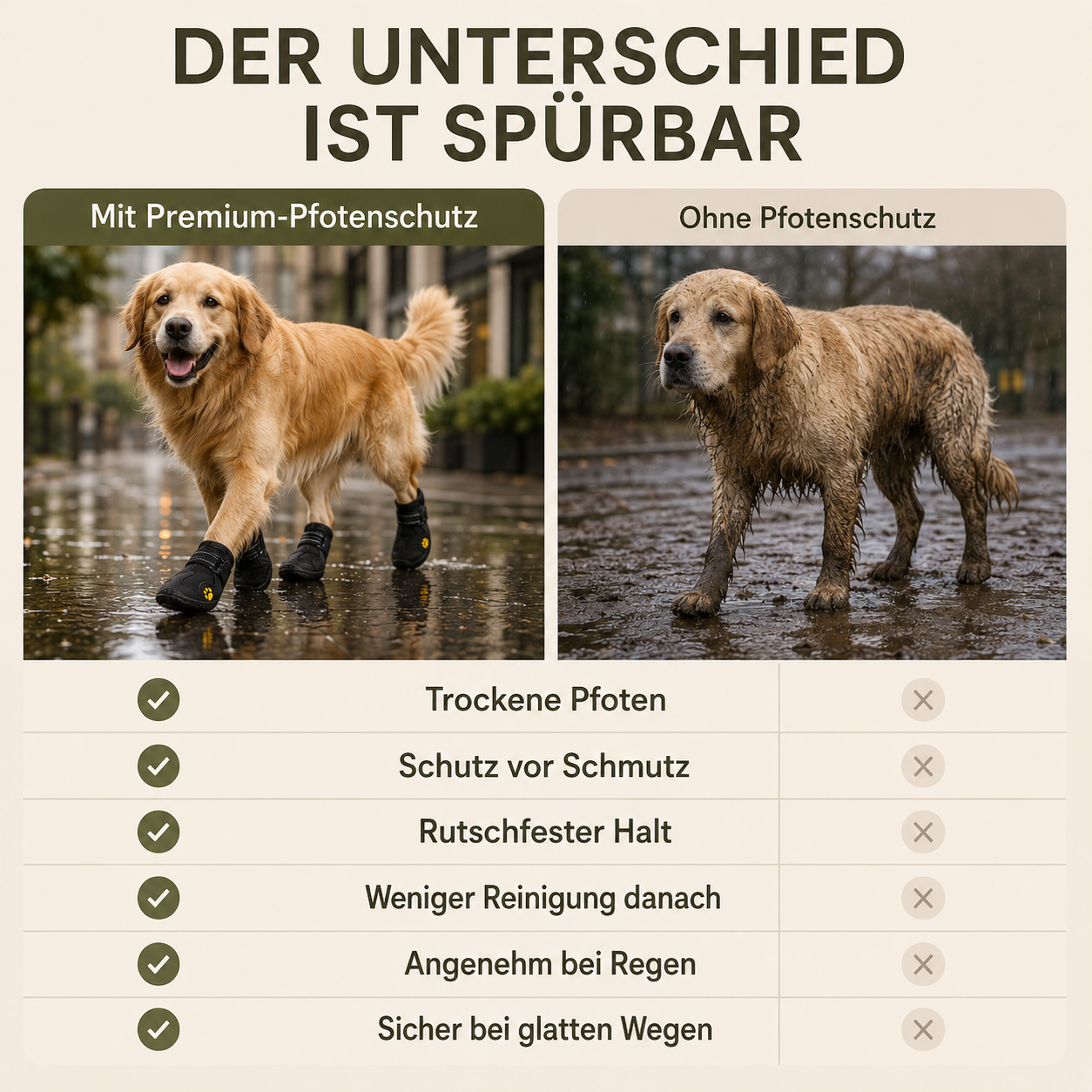 PurePet® PawGuard – Pfotenschutz für Hunde