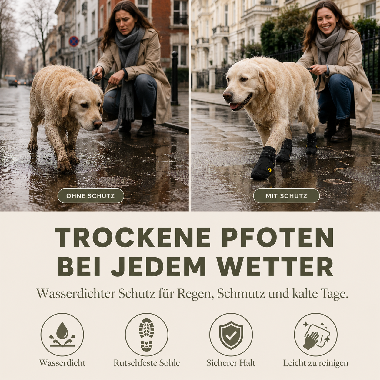 PurePet® PawGuard – Pfotenschutz für Hunde