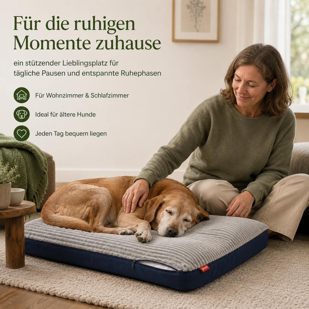 Orthopädisches Hundebett – stützender Liegekomfort