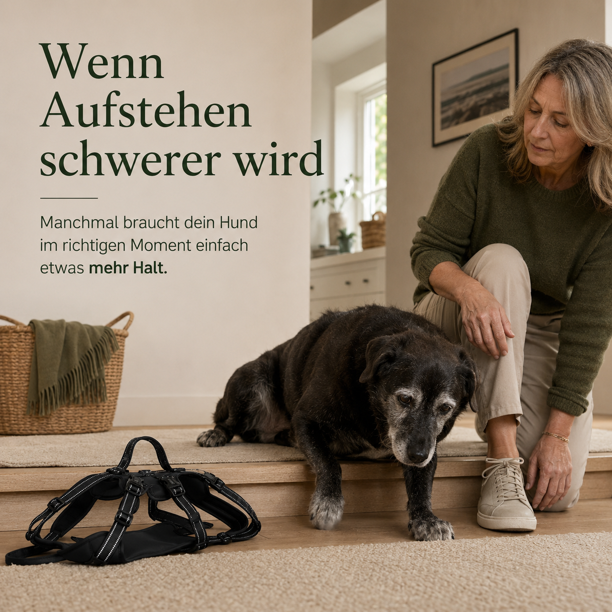 Hunde-Tragegeschirr – leichter helfen im Alltag