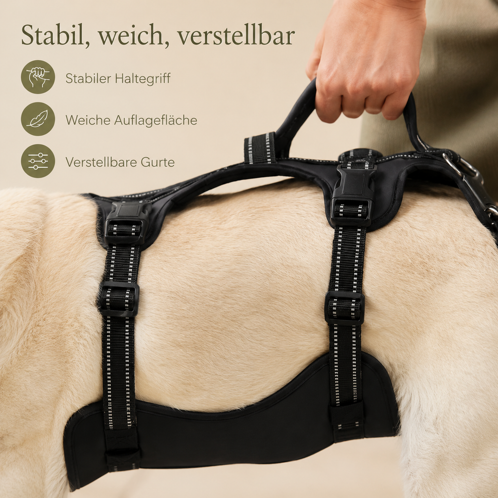 Hunde-Tragegeschirr – leichter helfen im Alltag