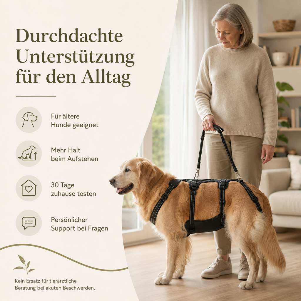 Hunde-Tragegeschirr – leichter helfen im Alltag