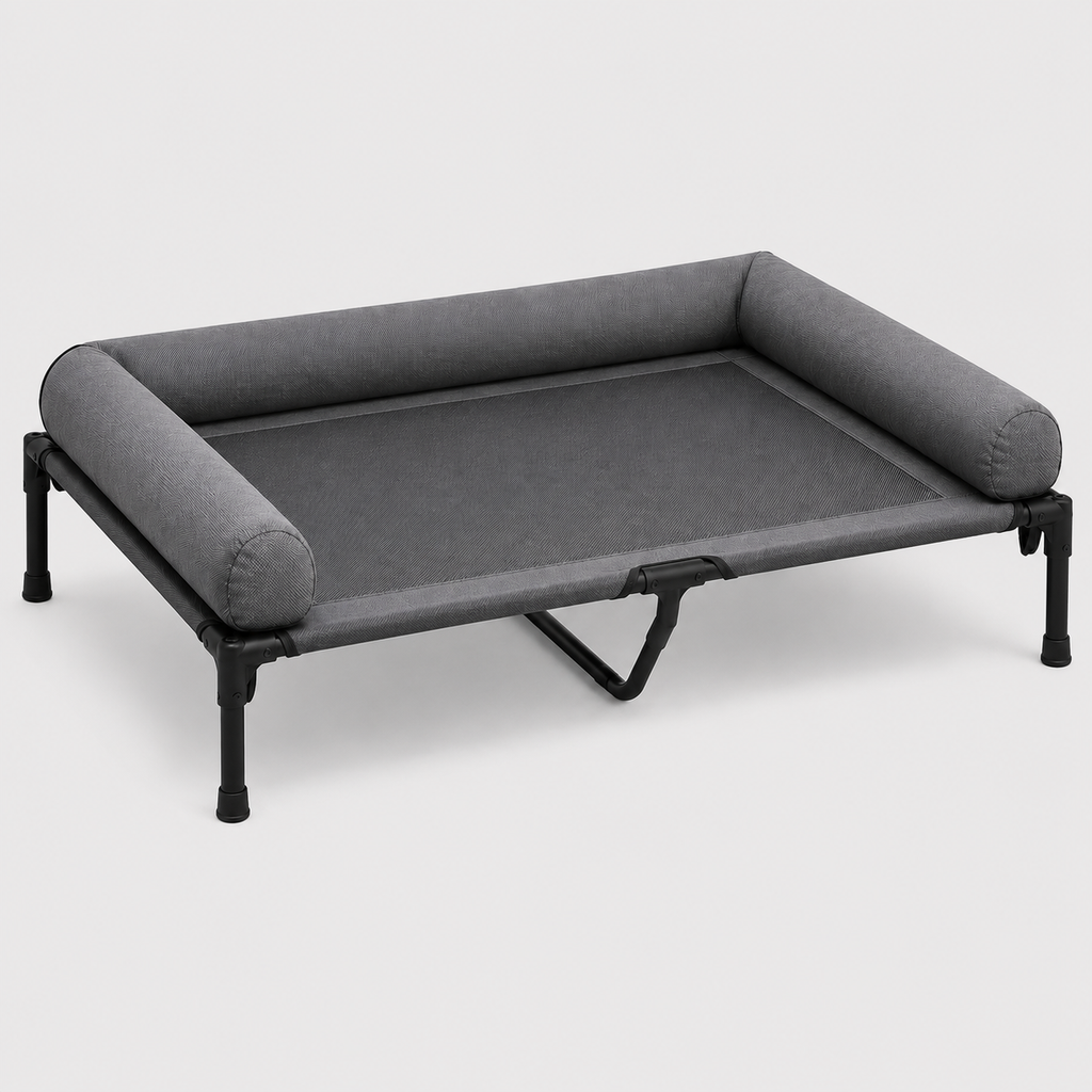 Erhöhtes Outdoor-Hundebett – für Garten, Terrasse & Reisen