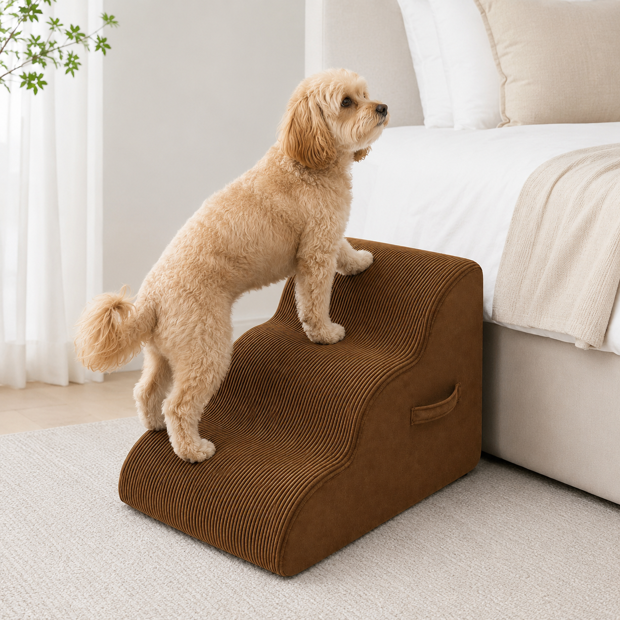 Hundetreppe für Sofa & Bett – weniger Springen im Alltag