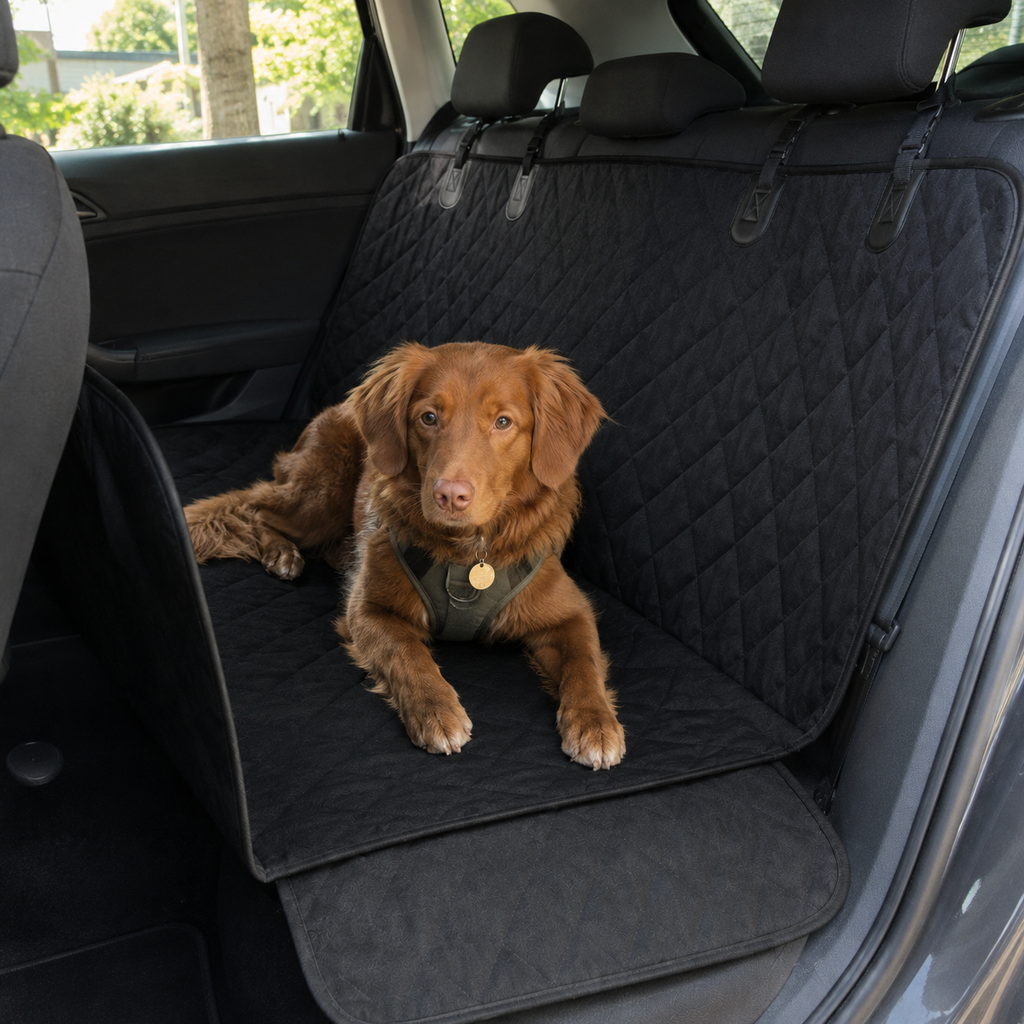 Autoschutzmatte für Hunde – schützt Kofferraum & Ladekante
