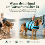 Hundeschwimmweste mit Griff – mehr Sicherheit am Wasser