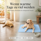 Selbstkühlende Hundematte für warme Tage