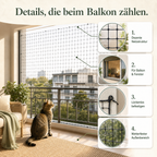 Katzennetz für Balkon & Fenster – sicherer Freigang zuhause