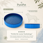 Faltbarer Hundepool für Garten & Terrasse