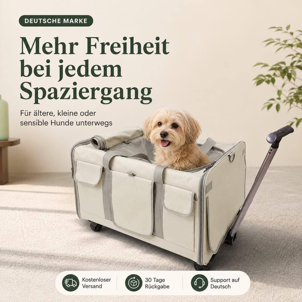 Hundebuggy für kleine Hunde – Komfortabler Haustierwagen