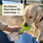 Tragbare Hundewasserflasche – Trinkflasche für unterwegs