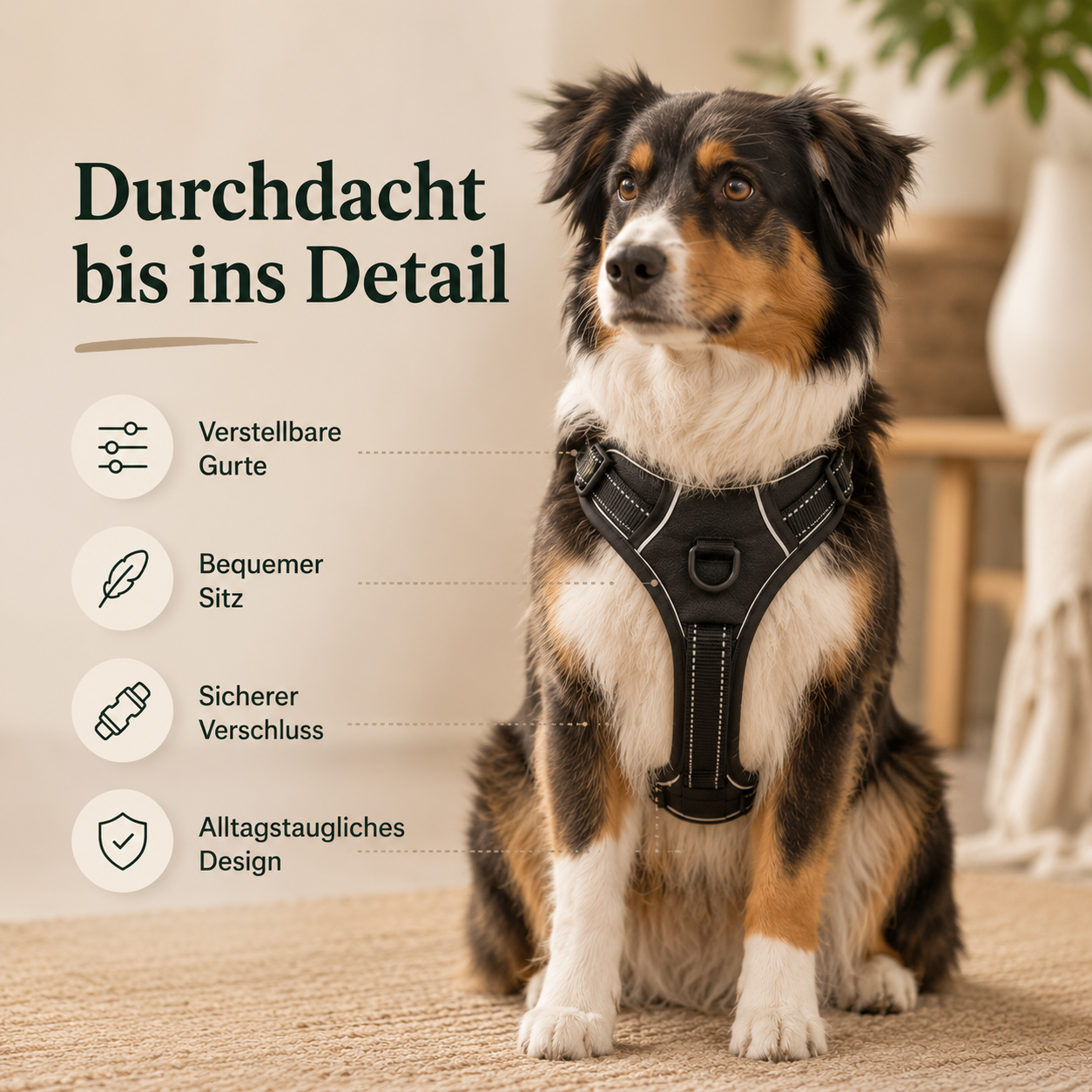 Sicherheitsgeschirr für Hunde – Sicher & Komfortabel