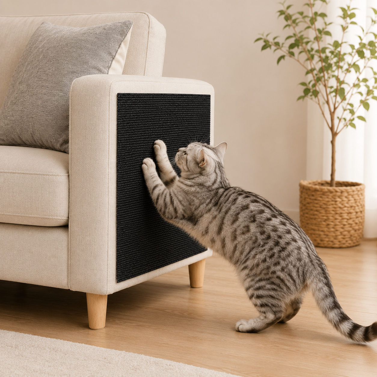 Katzen Kratzschutz für Sofa & Möbel – Zuschneidbar
