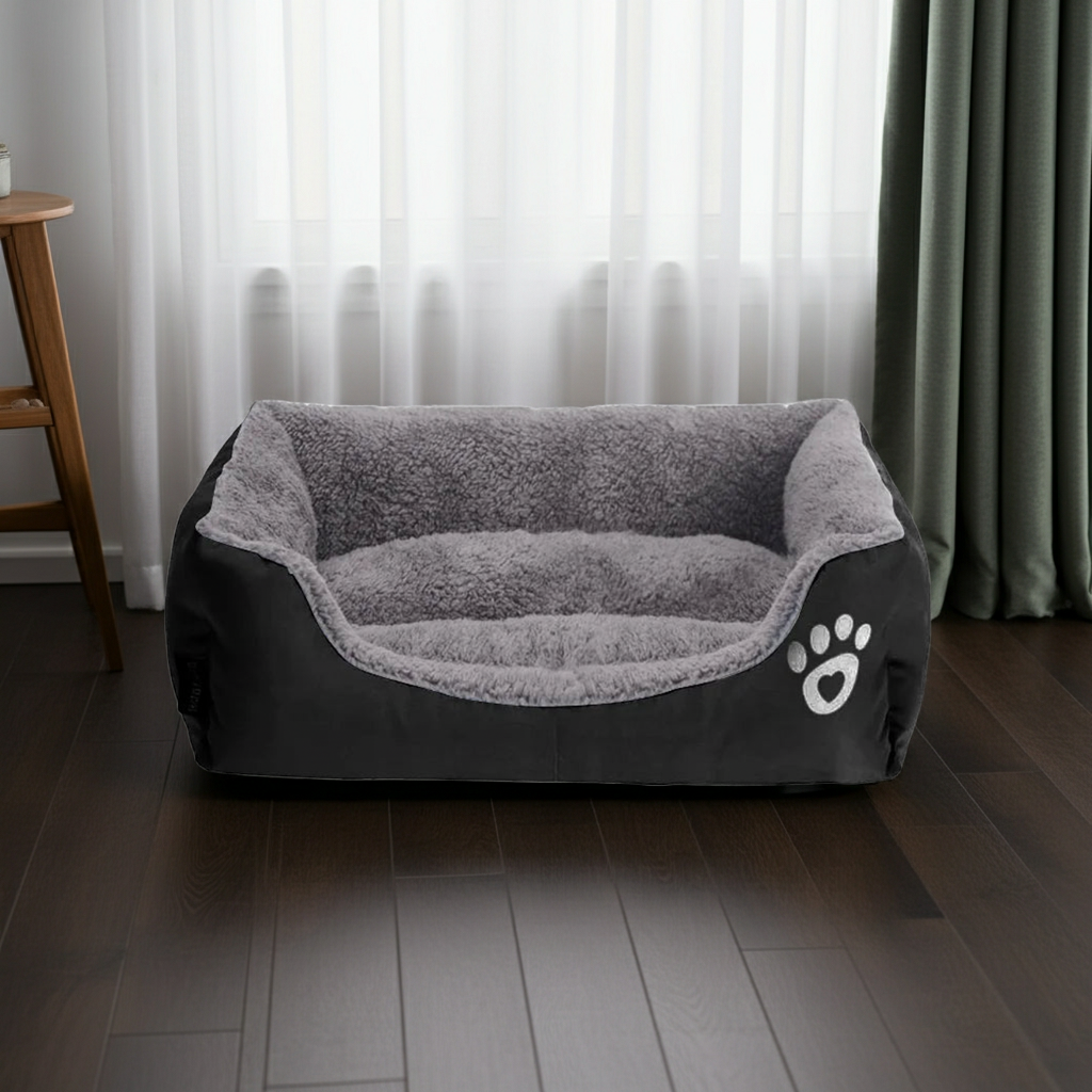 Plüsch Haustierbett quadratisch