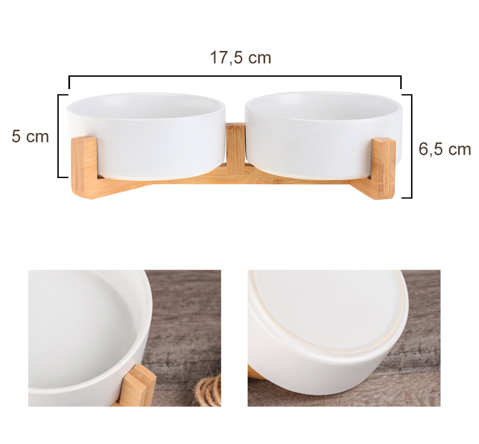 Erhöhte Futterstation für Hunde – schont Nacken & sorgt für sauberes Fressen