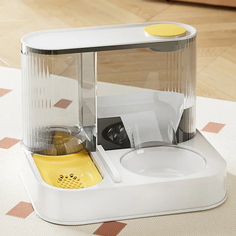 Futterautomat – automatischer Doppelnapf für Hunde & Katzen