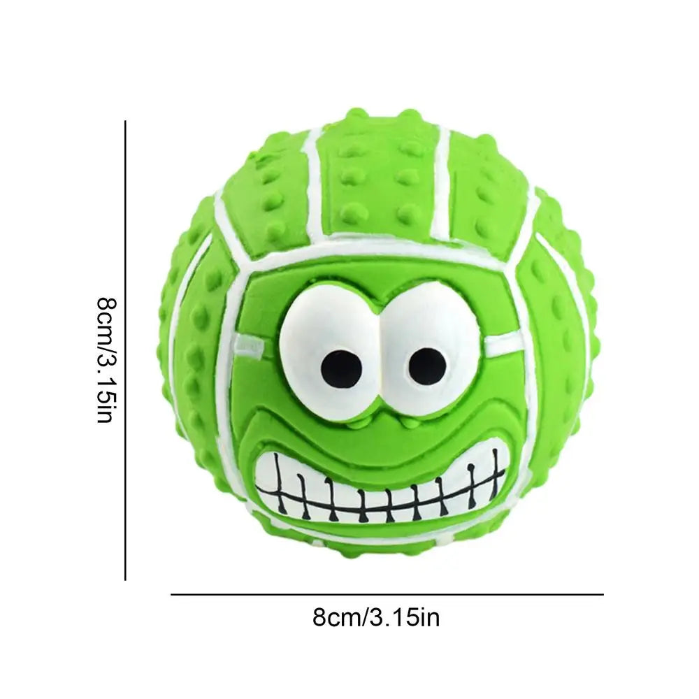 Latexball Hundespielzeug mit Quietscher