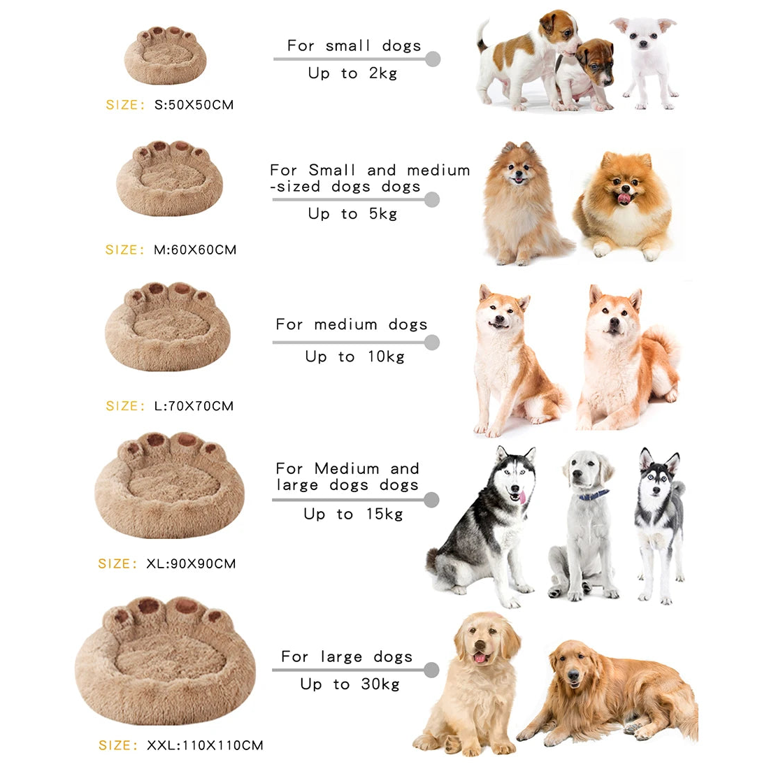 Plüsch-Hundebett & Haustiersofa – für Hunde & Katzen