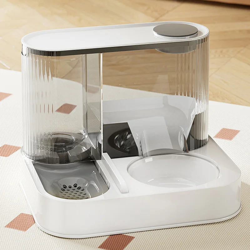 Futterautomat – automatischer Doppelnapf für Hunde & Katzen