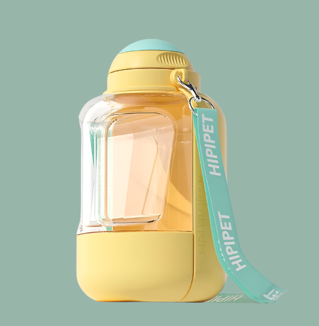 2-in-1 Hundetrinkflasche – Wasserflasche mit Napf