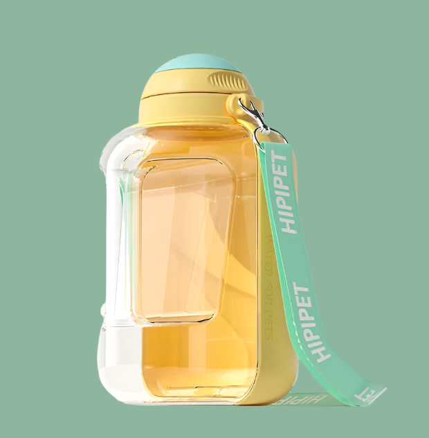 2-in-1 Hundetrinkflasche – Wasserflasche mit Napf