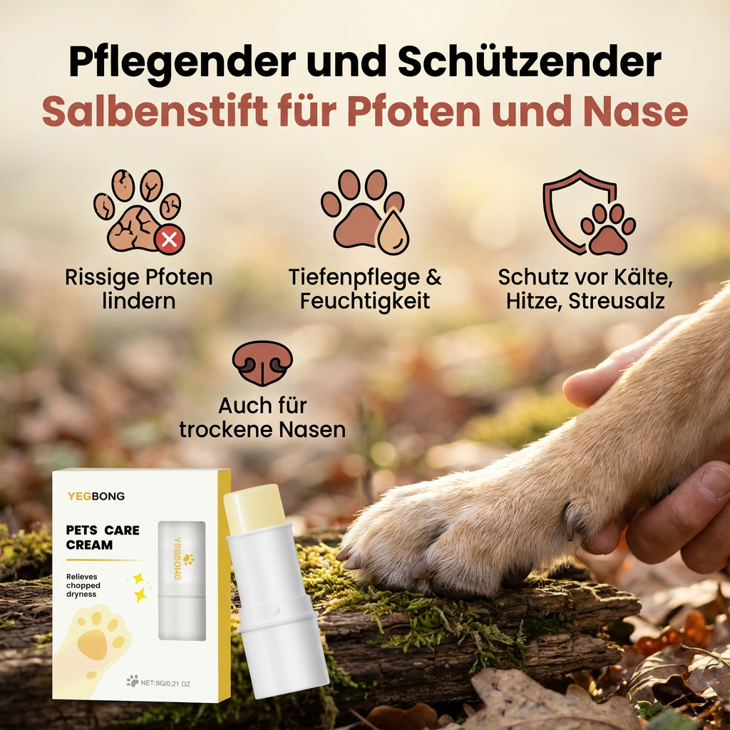 Pfoten- & Nasenpflege Stift für Hunde & Katzen