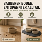Napfunterlage für Hunde – weniger Flecken rund um den Napf