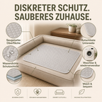 purepet dry comfort inkontinenz unterlage fuer hunde wasserdicht und saugfaehig bild 4
