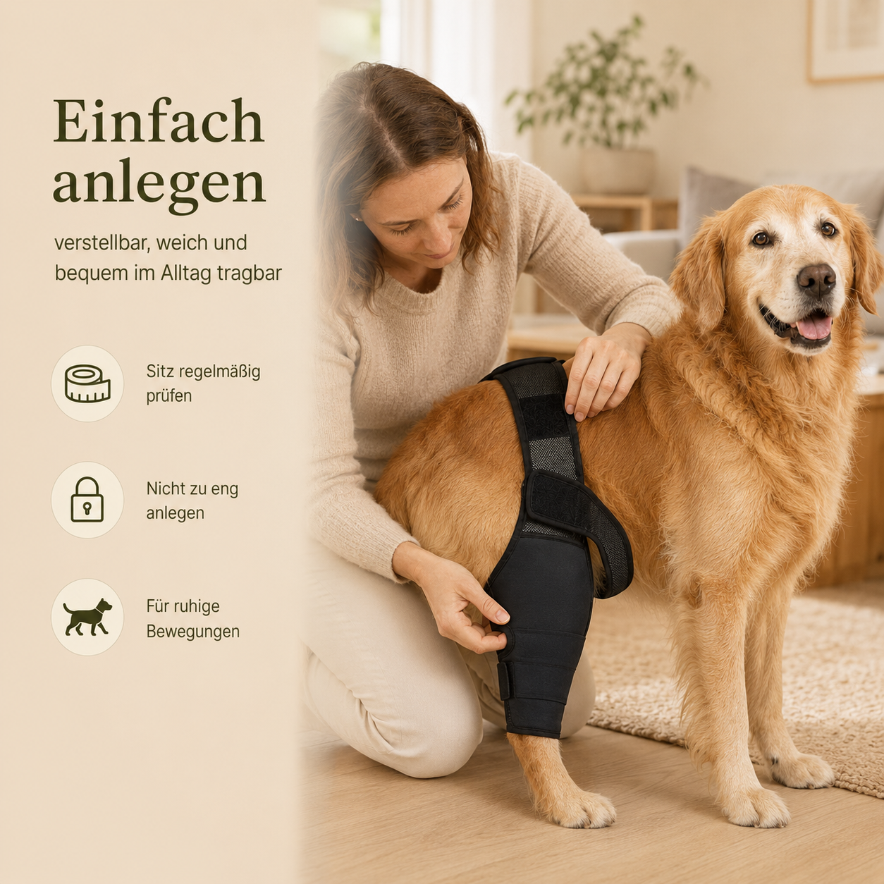 PurePet JointFlex Gelenk-Bandagen für Hunde zur Stabilisierung der Gelenke 5
