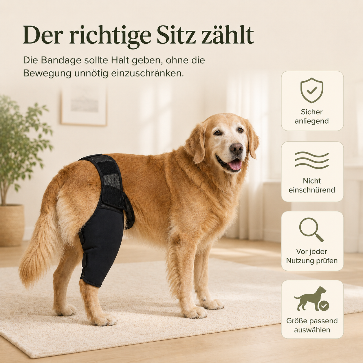 PurePet JointFlex Gelenk-Bandagen für Hunde zur Stabilisierung der Gelenke 7