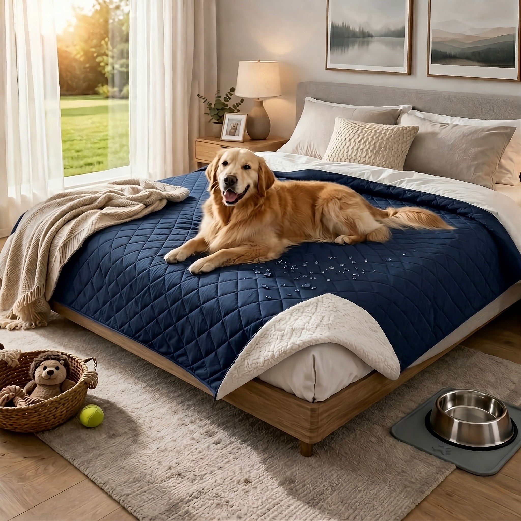 PurePet® Dry-Shield – Wasserdichte Premium-Schutzdecke