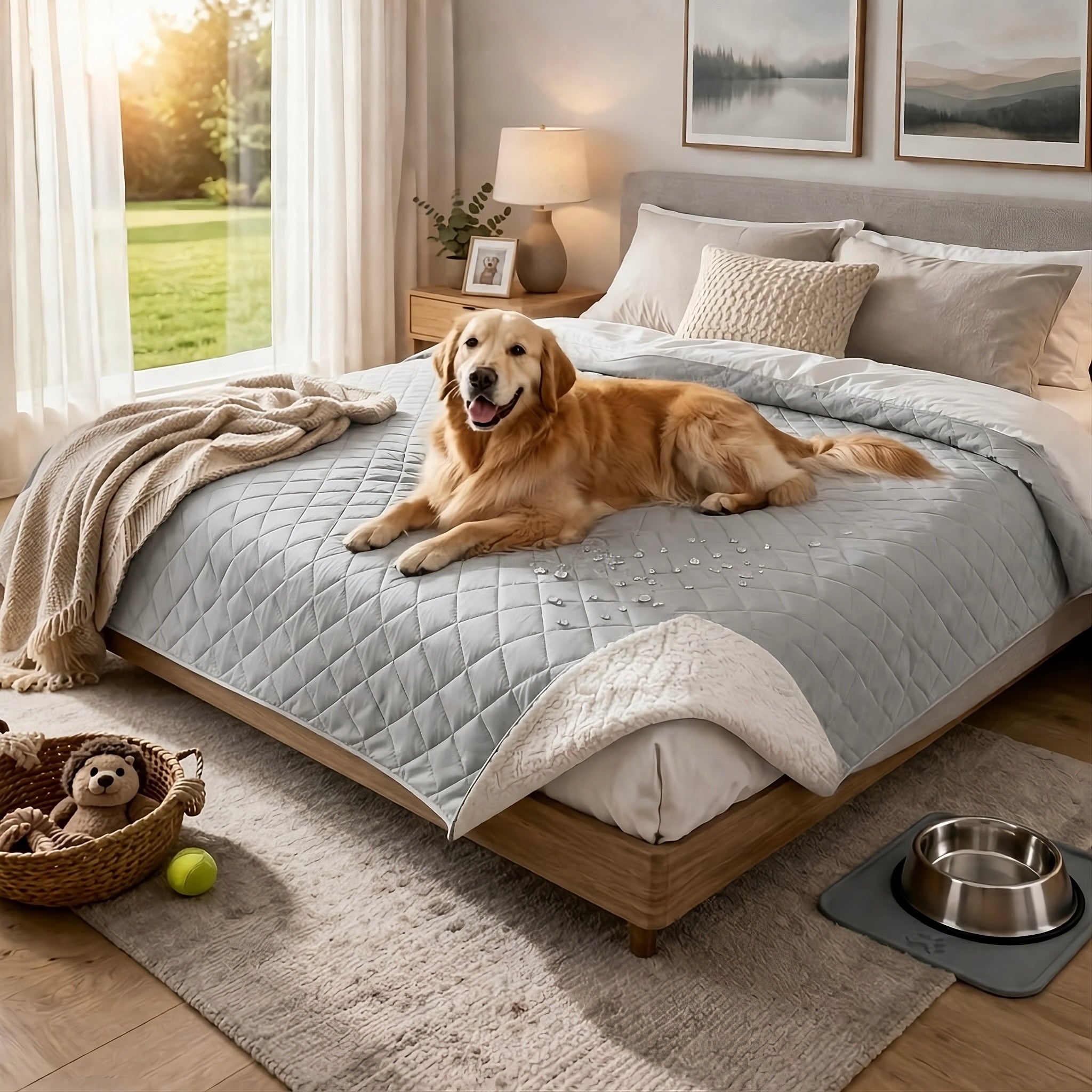 PurePet® Dry-Shield – Wasserdichte Premium-Schutzdecke