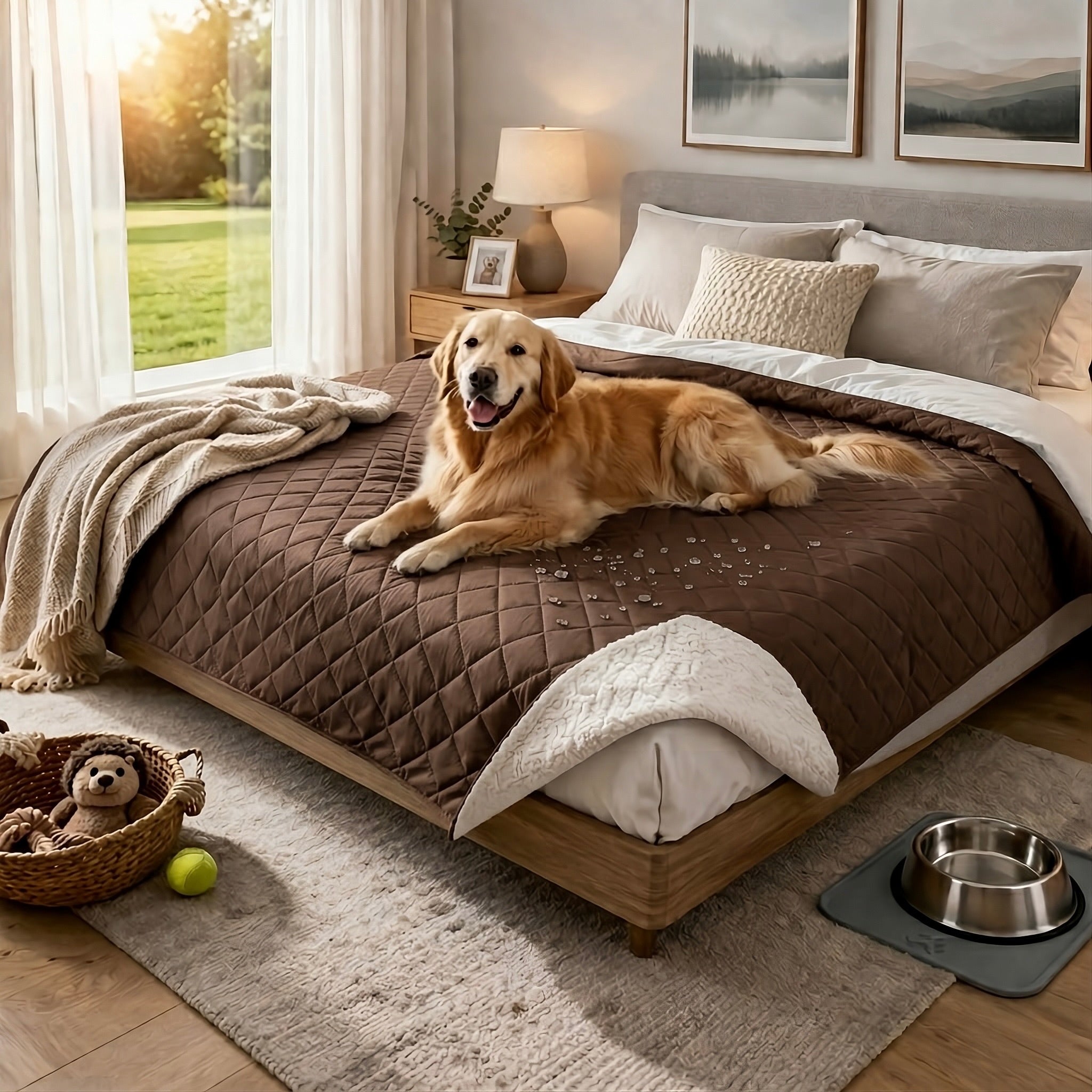 PurePet® Dry-Shield – Wasserdichte Premium-Schutzdecke